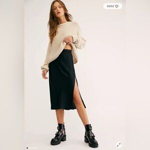 Free People Half-slip Midi Skirt XS